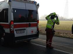 Incidente a Cerro Maggiore  elisoccorso sul posto  2 