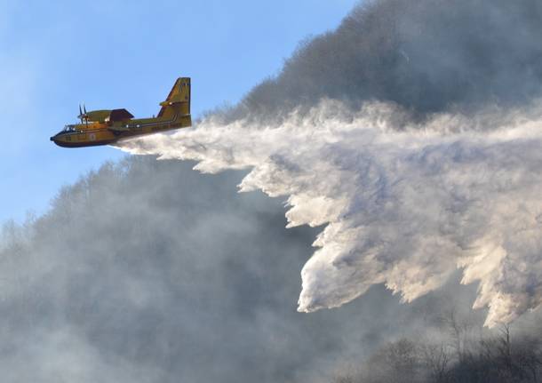 La “cavalleria dal cielo” contro l’incendio