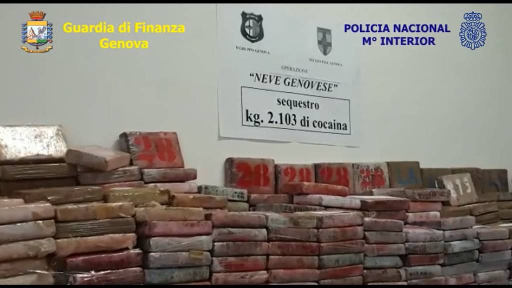 sequestro cocaina guardia di finanza barcellona