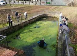 Gerenzano, grandi pulizie al Fontanile di San Giacomo