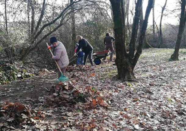 Gerenzano, grandi pulizie al Fontanile di San Giacomo