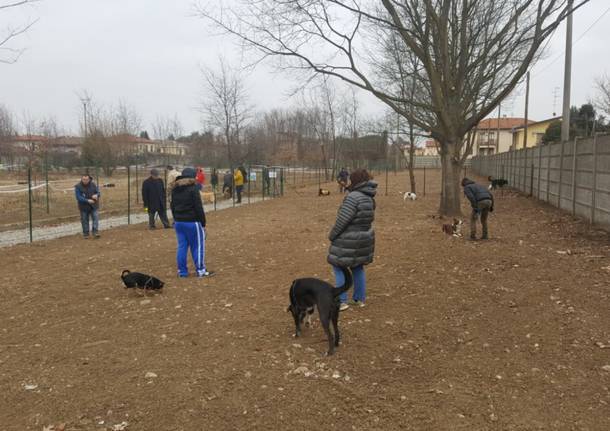 Inaugurata nuova area cani di Samarate