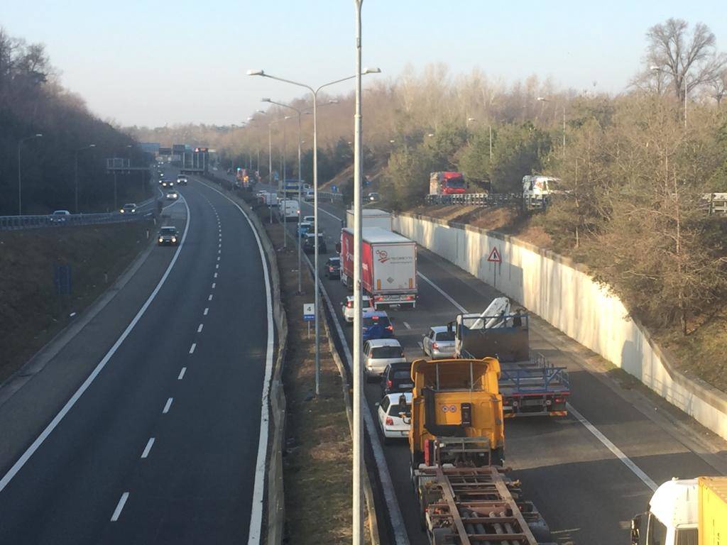 Incidente sulla 336, venerdì 15 febbraio