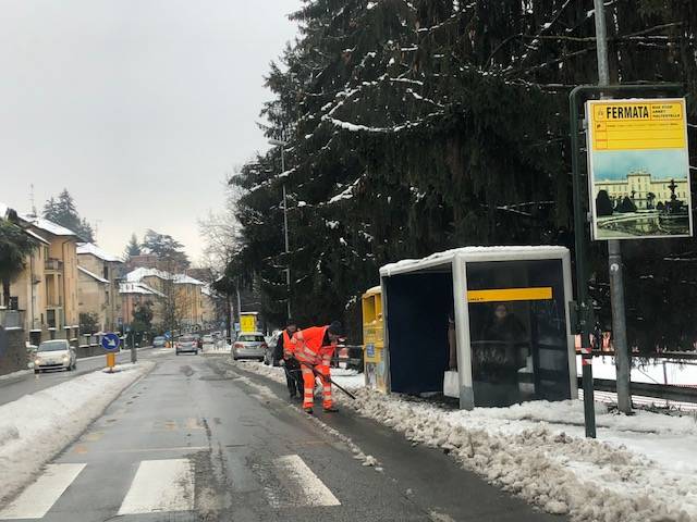 La neve del primo febbraio 2019