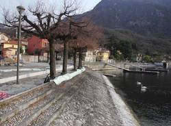 Lavori alla piazza di Caldè - febbraio 2019