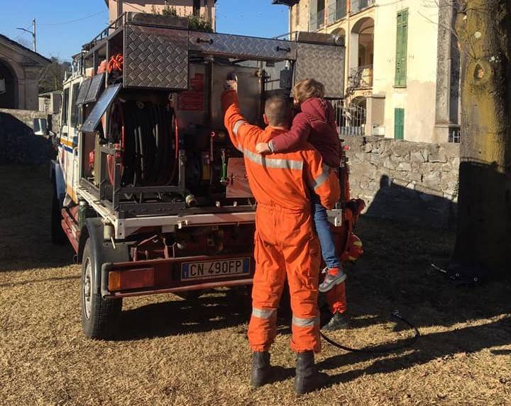 protezione civile visita tommy 