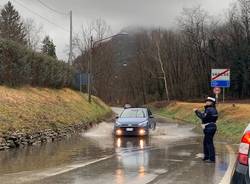 Allagata la provinciale della Rasa