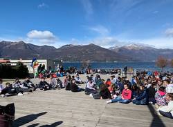 Gli alunni di Luino alla marcia per l'ambiente