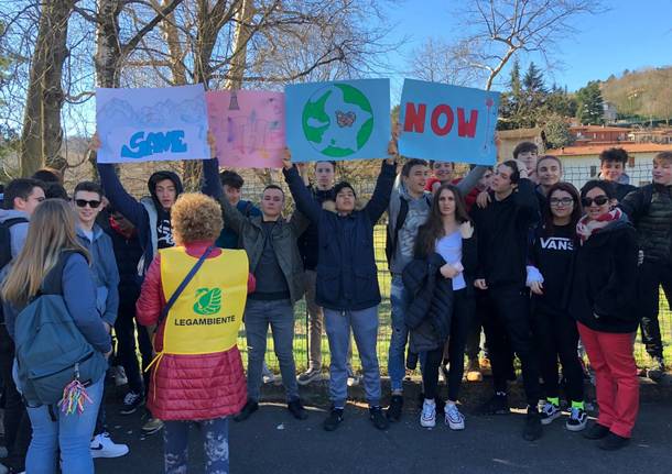 Manifestazione per il clima Laveno Mombello 