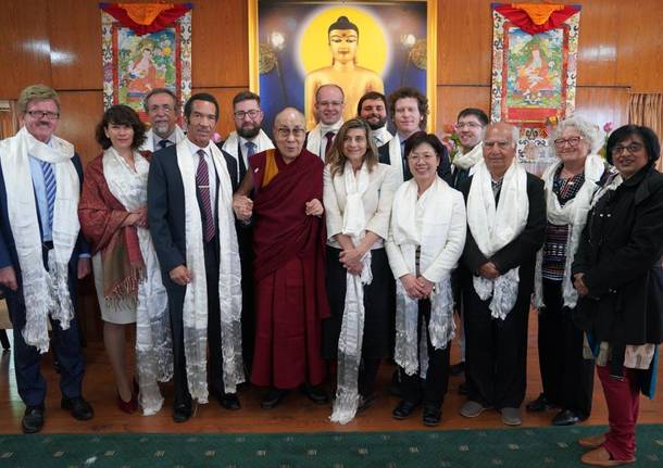 Delegazione italiana dal Dalai Lama