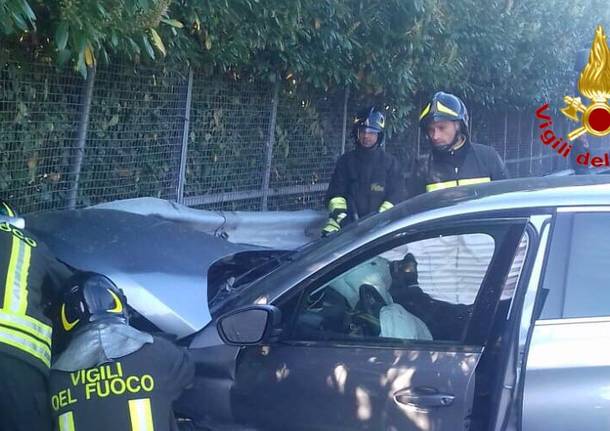 L\'incidente stradale sul raccordo autostradale