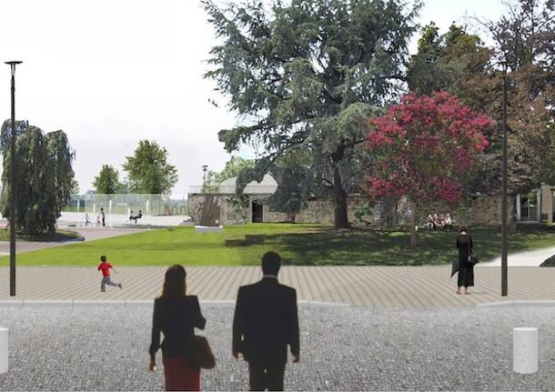 progetto nuova piazza albizzate