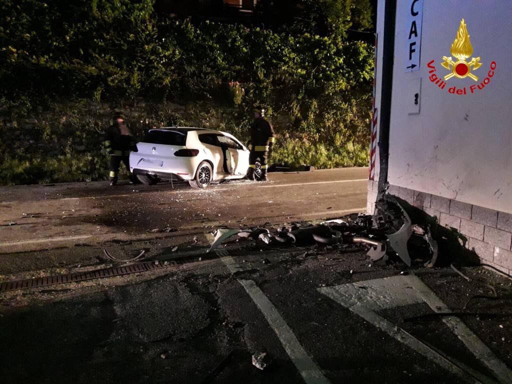 Incidente sulla statale nella notte