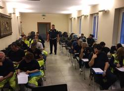 VOLONTARI DI PROTEZIONE CIVILE A LEZIONE DAI GENIERI PER IMPARARE A COSTRUIRE UN PONTE BAILEY