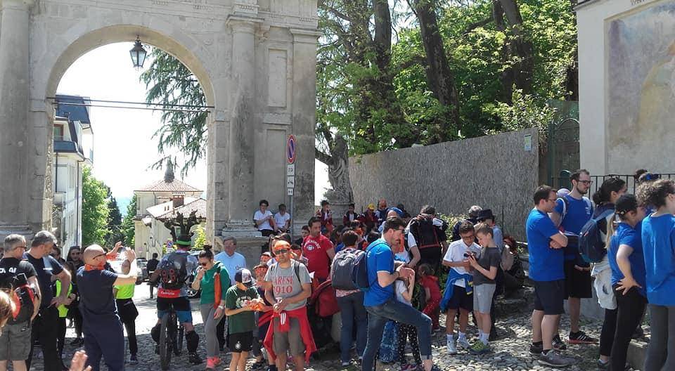 Il "pellegrinaggio degli sportivi" al sacro Monte