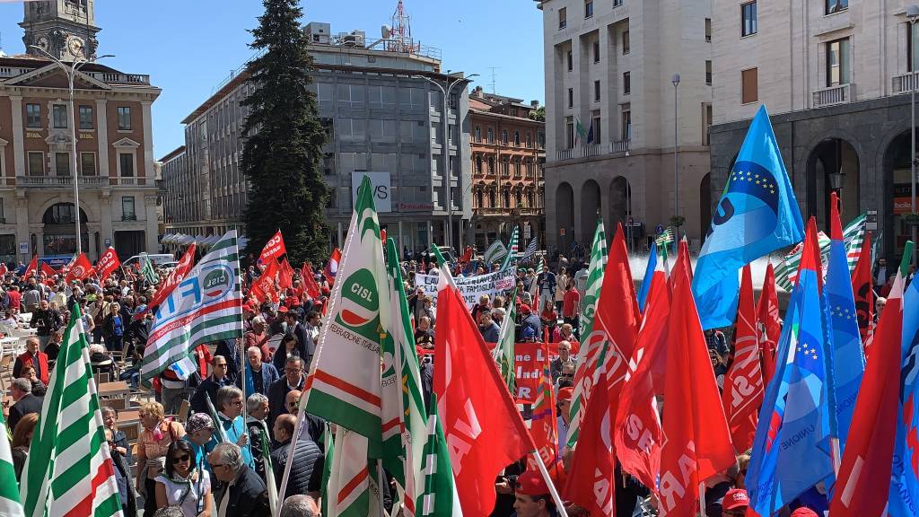 Primo maggio: in piazza Monte Grappa