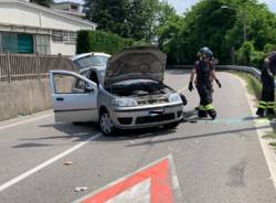 Frontale tra Vedano Olona e Venegono Superiore