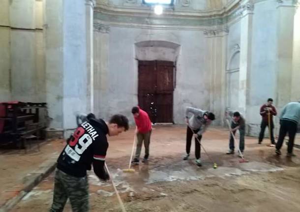 I volontari della chiesa di San Rocco