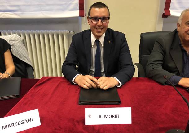 Il nuovo consiglio comunale di Tradate (sindaco Giuseppe Bascialla)