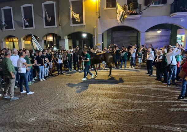 La festa a San Domenico per la vittoria del Palio di Legnano 2019