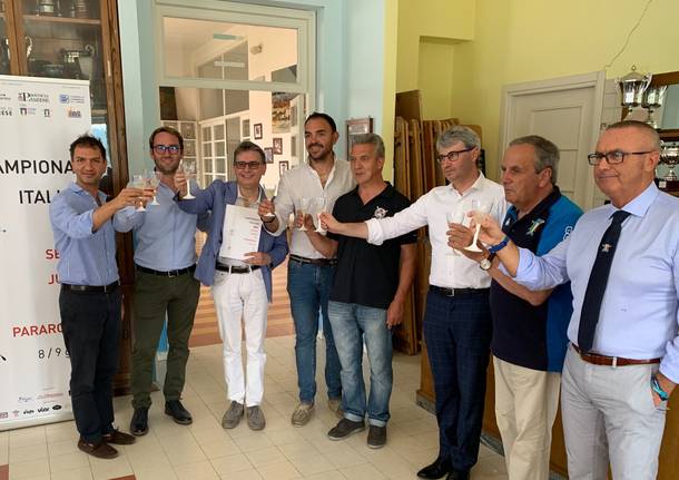 Presentazione campionati italiani assoluti canottaggio Varese 2019