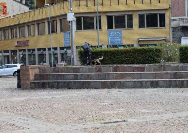 Controlli antidroga in Piazza Repubblica