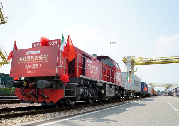Da Hupac parte il primo treno per la Cina