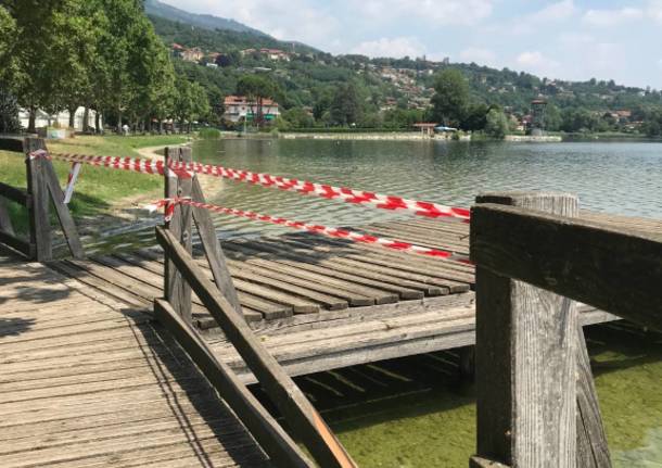 Pontile chiuso per restauro