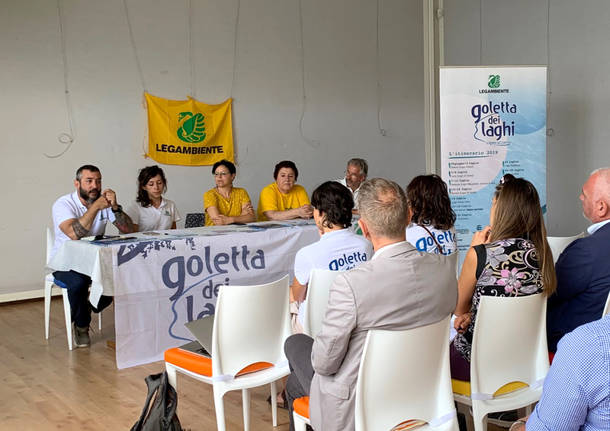 Porto Ceresio - presentazione dati Goletta dei laghi 2019