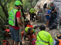 Il sabato di lavoro del soccorso alpino