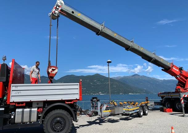 Disperso nel Maggiore: le ricerche proseguono con il robot