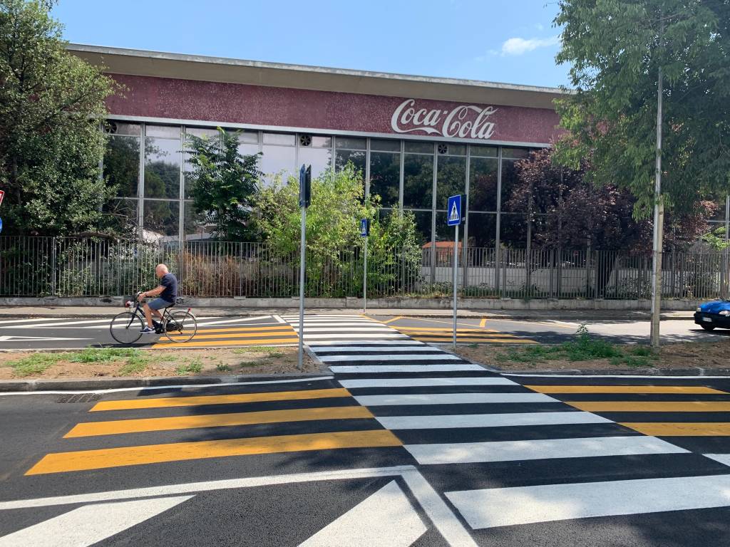 Le nuove rotonde in via Magenta