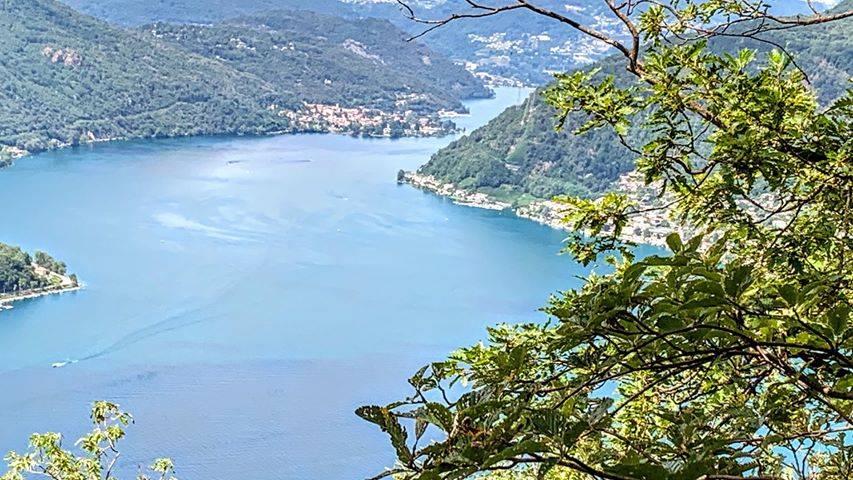 Monte Grumello veduta Lago di Lugano