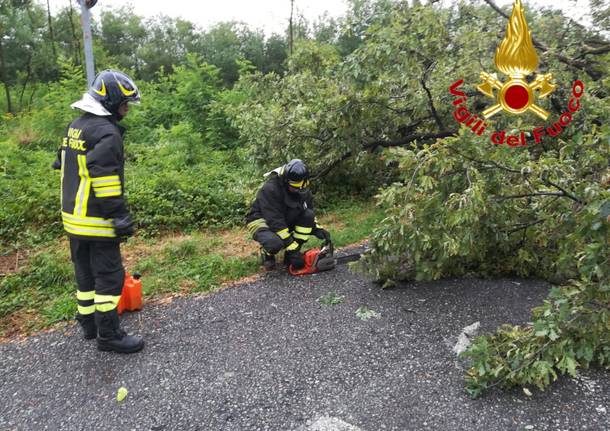 Maltempo in provincia: le immagini dei Vigili del fuoco