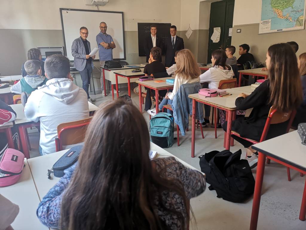 Primo giorno di scuola a Gallarate