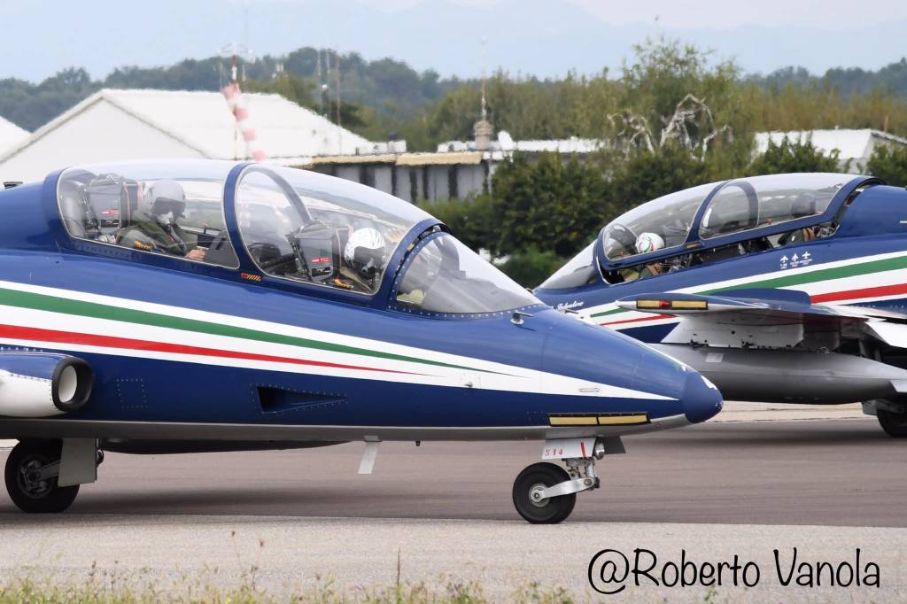 Le Frecce Tricolori a Venegono