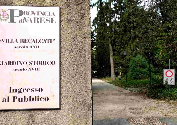 Parco di Villa Recalcati, la proposta del Comune – Appello