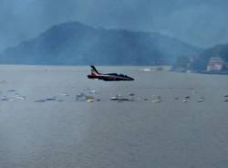 Frecce tricolori a Varenna, lago di Como - foto di Riccardo Lazzati