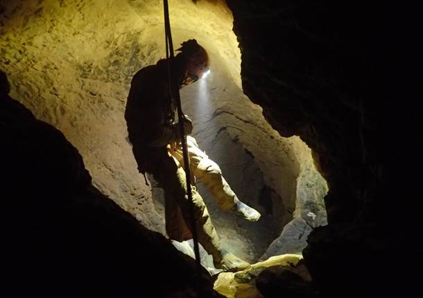 Nella Grotta dei Giganti con il Gruppo Speleologico Prealpino