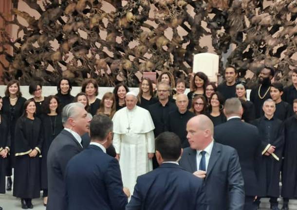 I Greensleves cantano per Papa Francesco