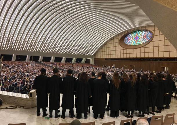 I Greensleves cantano per Papa Francesco