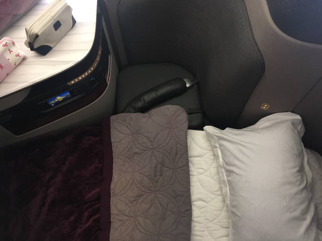 Qsuite Qatar Airways Malpensa