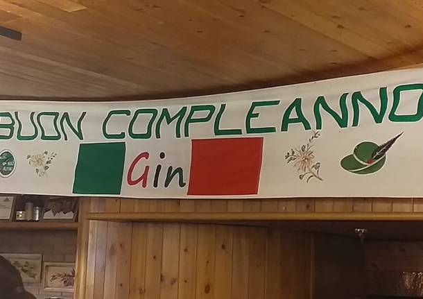 Buon compleanno alpino Gin