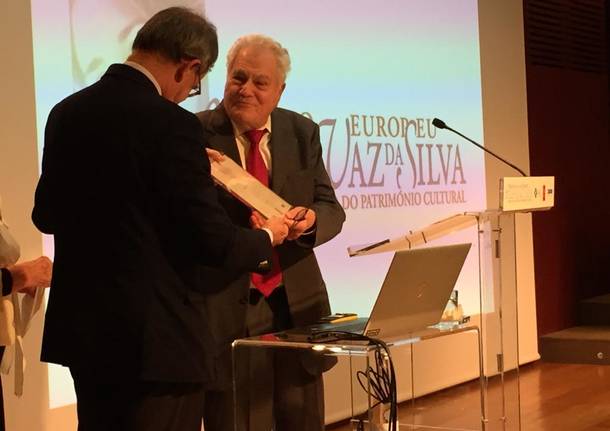 Fabiola Giannotti e Angelo Castiglioni ricevono il premio europeo Il premio Helena Vaz Da Silva