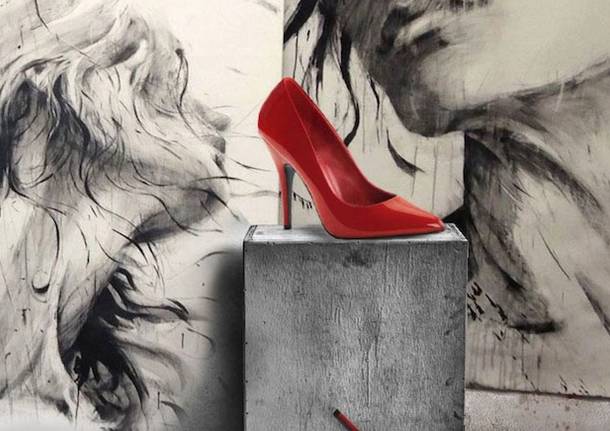 scarpa tacco rossa