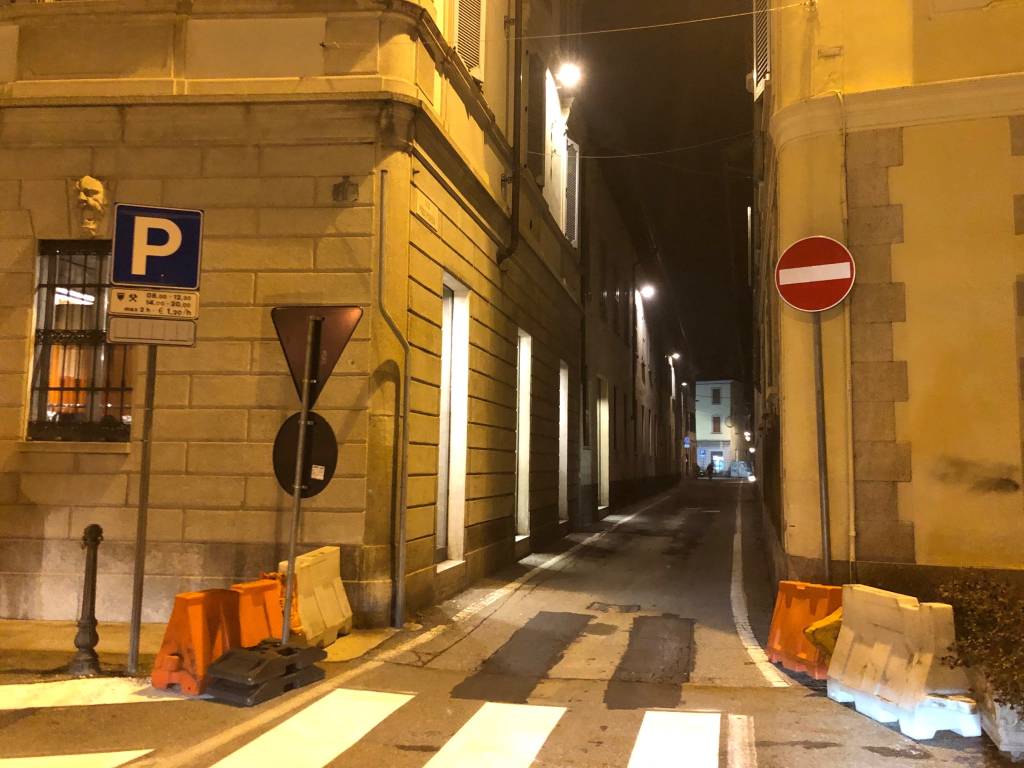 Il cambio di viabilità in via Mazzini e via Postporta