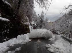 Neve, disagi per il maltempo nelle Valli Ossolane