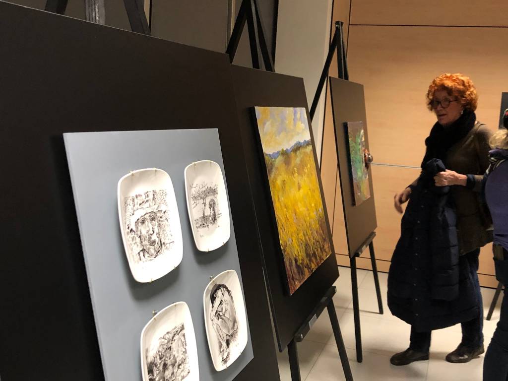 Vernissage della mostra su Van Gogh al World Trade Center Malpensa