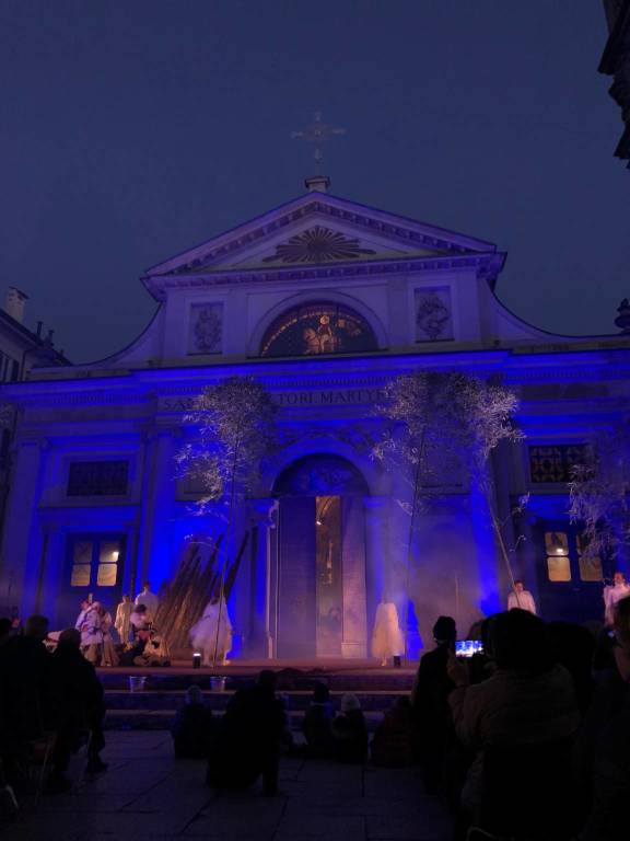 Il Presepe Vivente di Varese in piazza San Vittore, Natale 2019