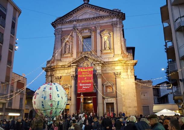 falò di sant'agnese somma